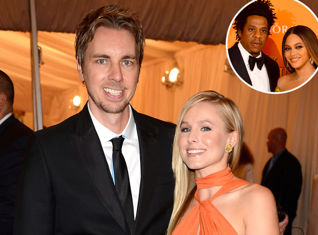 Dax Shepard, Kristen Bell, Beyonce, Jay-Z Dax Shepard, Kristen Bell, Beyonce, Jay-Z